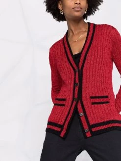 Saint Laurent cable knit cardigan