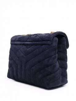 Saint Laurent suede Loulou shoulder bag
