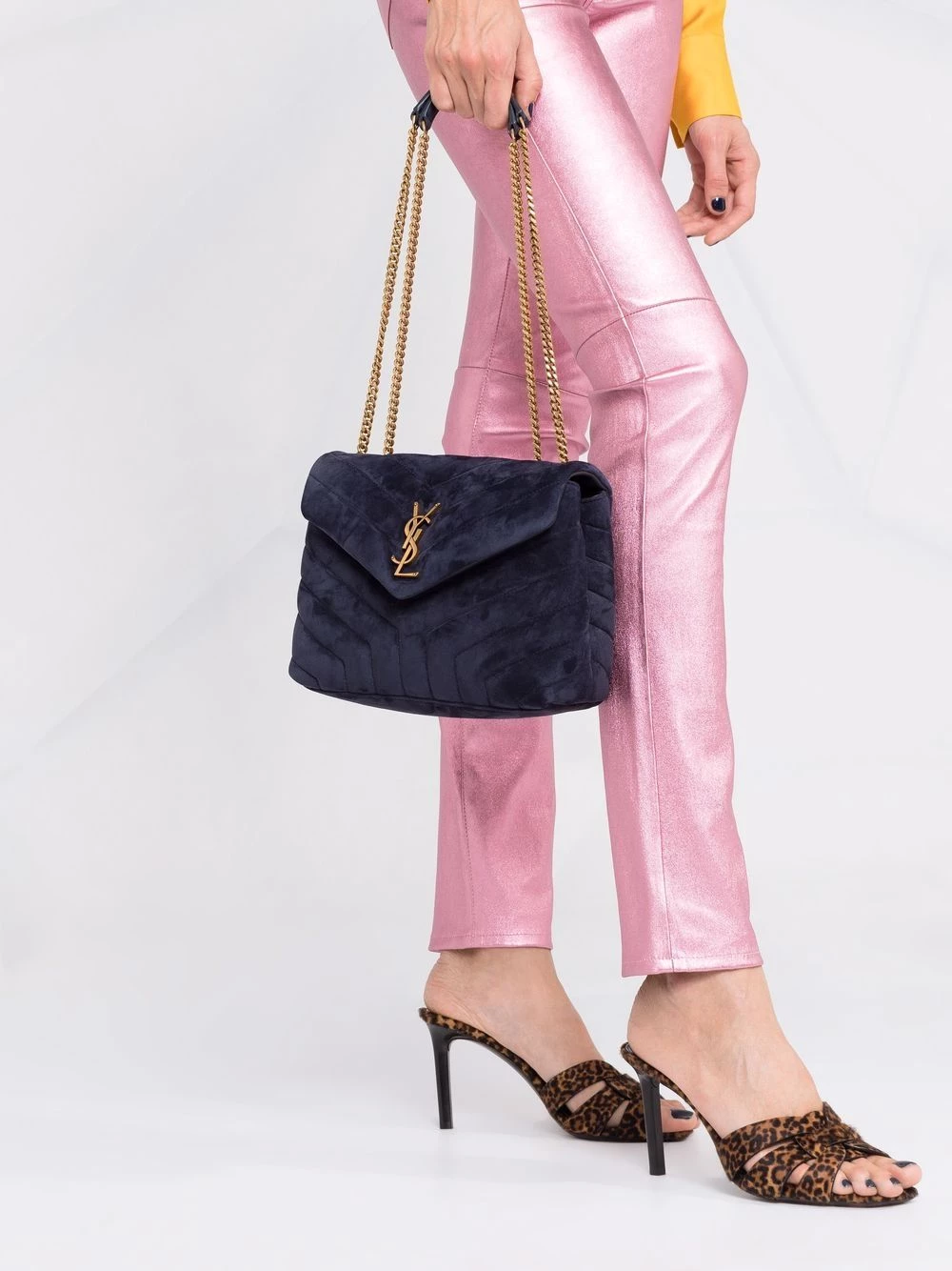 Saint Laurent suede Loulou shoulder bag