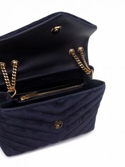 Saint Laurent suede Loulou shoulder bag