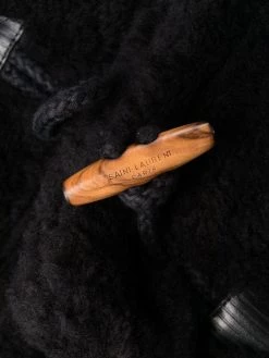 Saint Laurent faux-fur duffle coat