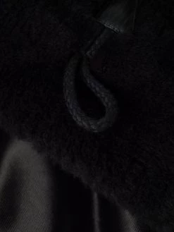 Saint Laurent faux-fur duffle coat