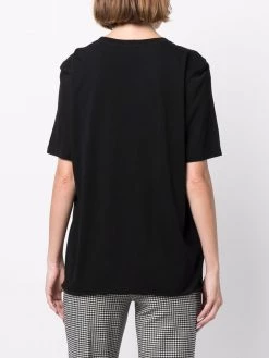 Saint Laurent logo-print cotton T-shirt