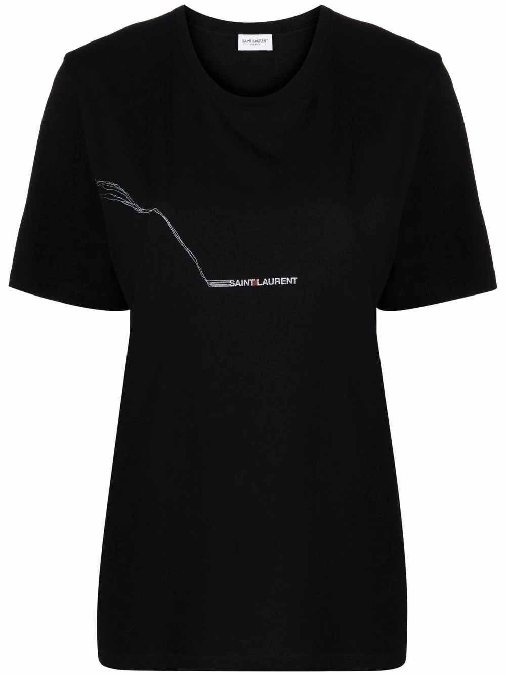 Saint Laurent logo-print cotton T-shirt