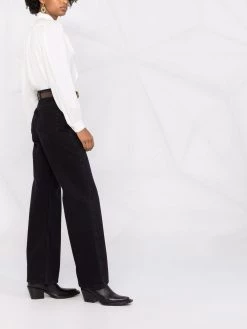 Saint Laurent pussy-bow collar silk blouse