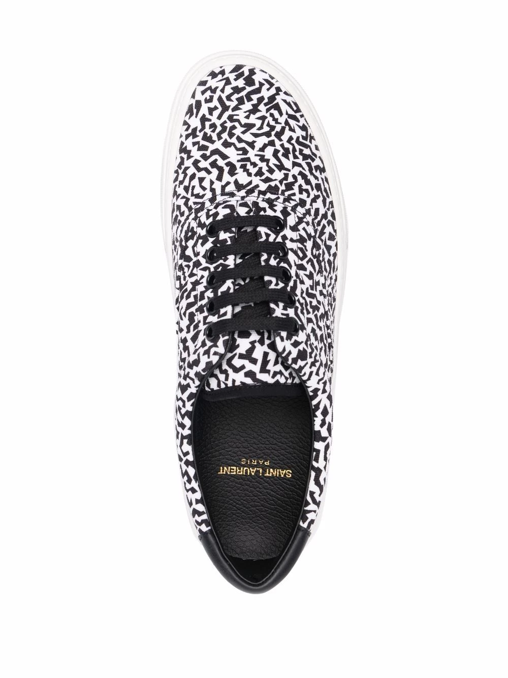 Saint Laurent Venice sparkle-print low-top sneakers