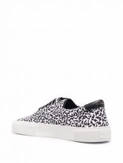 Saint Laurent Venice sparkle-print low-top sneakers