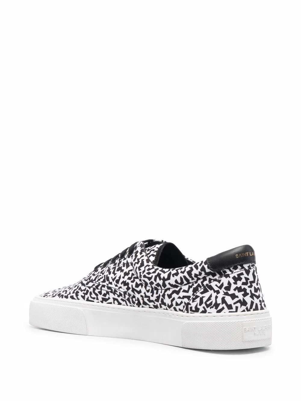 Saint Laurent Venice sparkle-print low-top sneakers