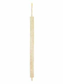 Saint Laurent crystal-embellished strass choker