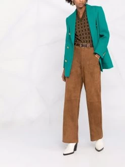 Saint Laurent metallic threading knitted vest