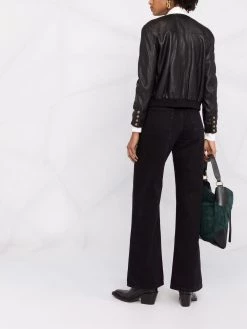 Saint Laurent single-breasted leather jacket