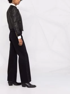 Saint Laurent single-breasted leather jacket