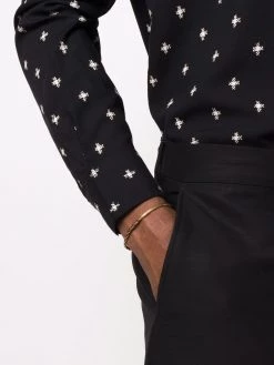 Saint Laurent thin twisted bracelet