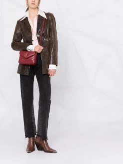 Saint Laurent Loulou Toy quilted clutch bag