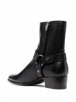 Saint Laurent Wyatt 40mm harness boots