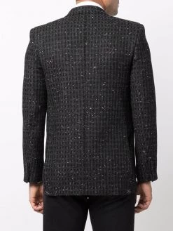 Saint Laurent tweed single-breasted blazer