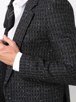 Saint Laurent tweed single-breasted blazer