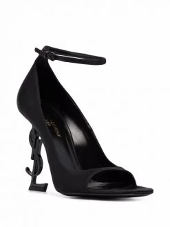 Saint Laurent Opyum square-toe sandals