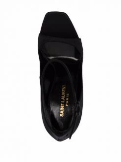 Saint Laurent Opyum square-toe sandals