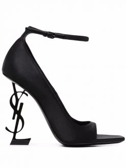 Saint Laurent Opyum square-toe sandals