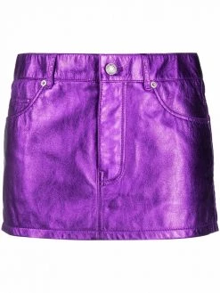 Saint Laurent iridescent mini skirt