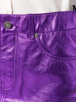 Saint Laurent iridescent mini skirt