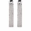 Saint Laurent rhinestone-embellished drop earrings