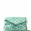 Saint Laurent small Loulou Puffer shearling shoulder bag