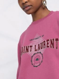 Saint Laurent University of Saint Laurent print sweatshirt