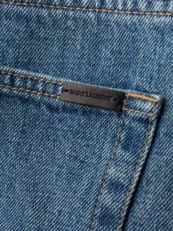 Saint Laurent cropped high-rise jeans