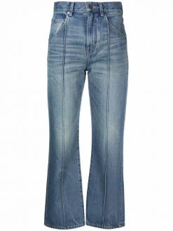 Saint Laurent cropped high-rise jeans