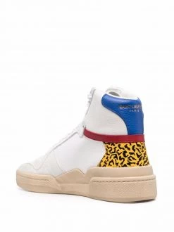 Saint Laurent SL-24 mid-top lace-up sneakers