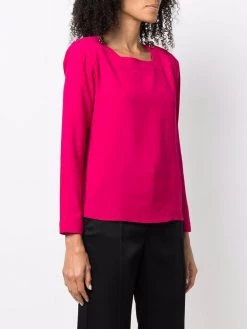 Saint Laurent square-neck blouse