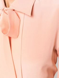 Saint Laurent pussy-bow collar blouse