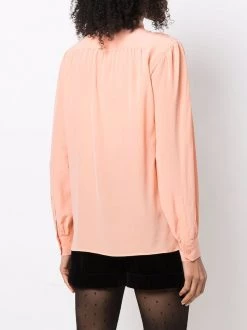 Saint Laurent pussy-bow collar blouse