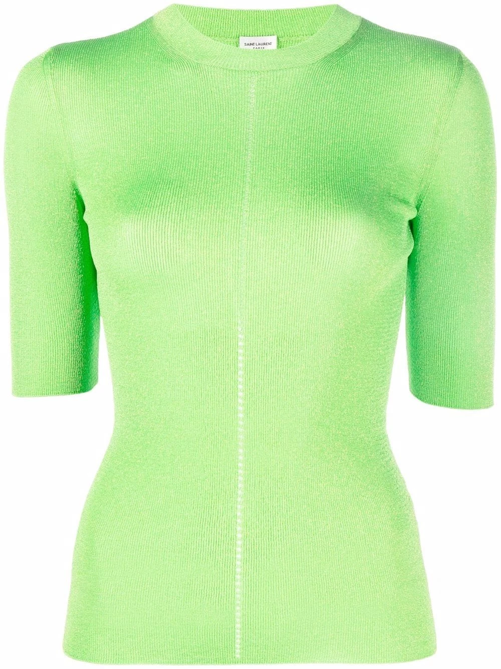 Saint Laurent crew-neck knitted top