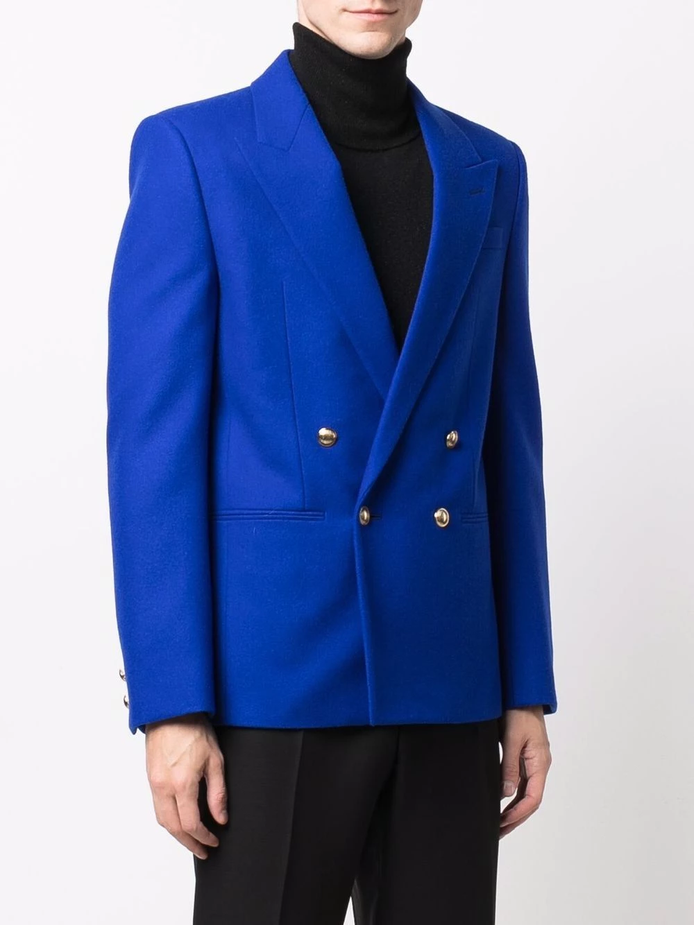 Saint Laurent Majorelle double-breasted jacket