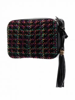 Saint Laurent Lou wool-leather camera bag