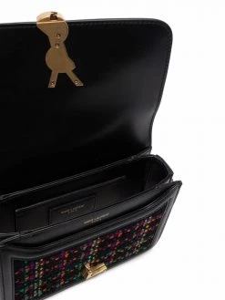 Saint Laurent Solferino wool-leather shoulder bag