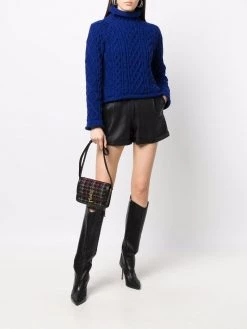 Saint Laurent Solferino wool-leather shoulder bag