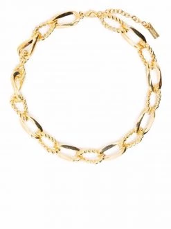 Saint Laurent gold-plated chainlink necklace