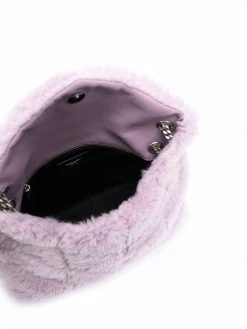 Saint Laurent Lou Lou Puffer quilted shearling bag