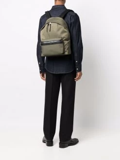 Saint Laurent logo-plaque backpack