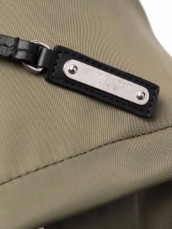 Saint Laurent logo-plaque backpack