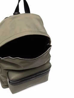 Saint Laurent logo-plaque backpack