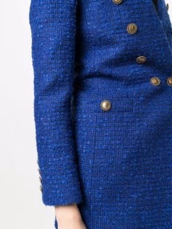 Saint Laurent double-breasted tweed jacket